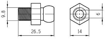 Coolant Hose - Nozzle
