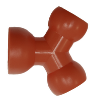 Attacco a Y 1/2" tubo componibile snodato sistema 1/2"