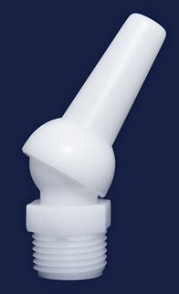 Tuboflex Ugello Foro Uscita Filetto 3/8" Contatto alimentare e pnumatica