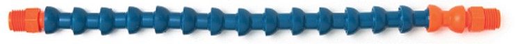 Tubo componibile snodato doppio filetto 1/4"