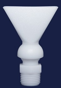 Tuboflex Ugello Piatto Filetto 1/2" Contatto alimentare e pnumatica