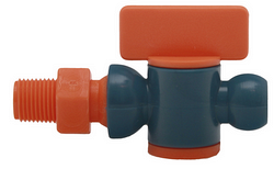 Valvola Filetto 1/8" tubo componibile snodato